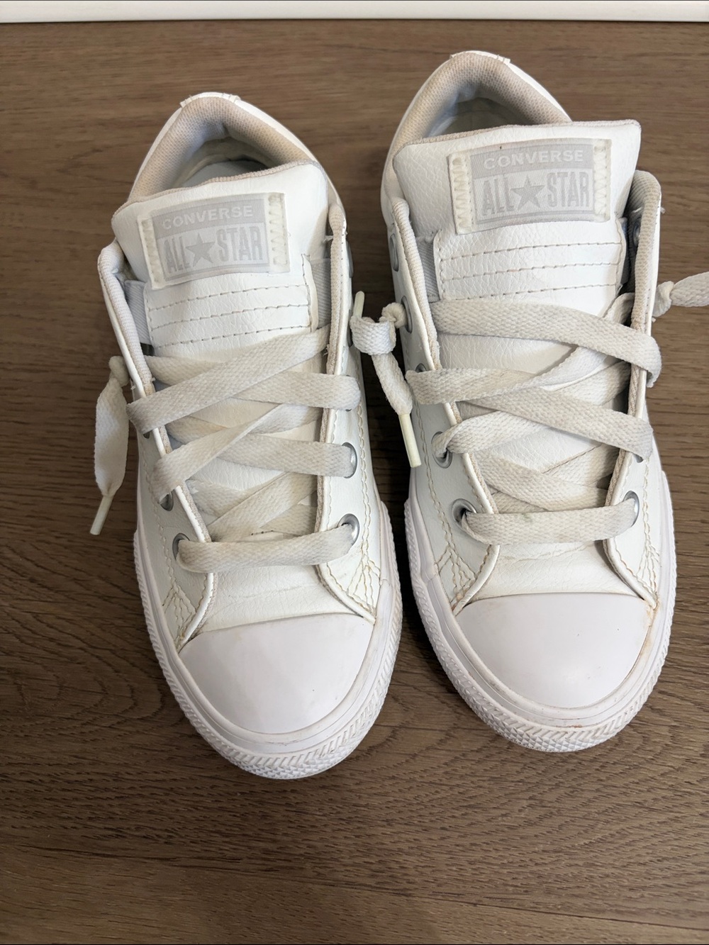 Converse Kids White Low Top Sneakers